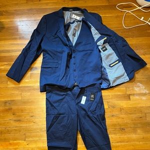 Express Mens suit with vest